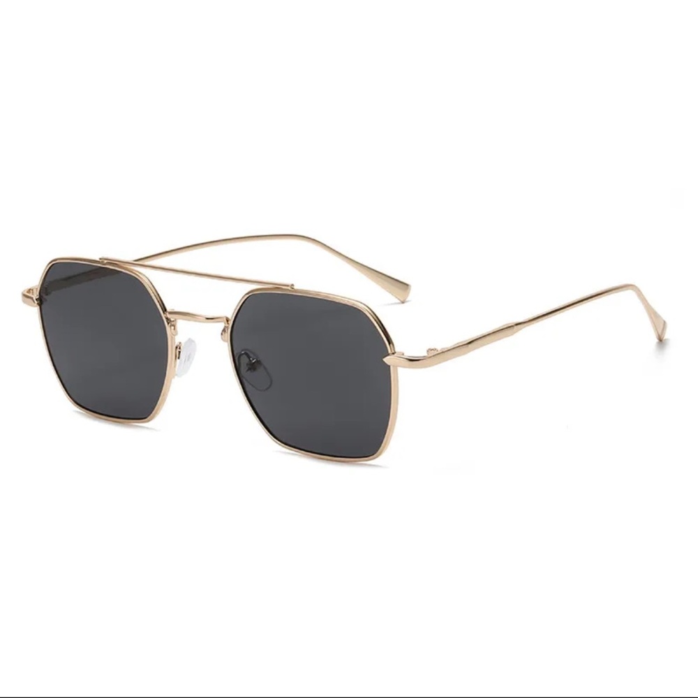 Kelsi Dagger Gold and Black Sunglasses